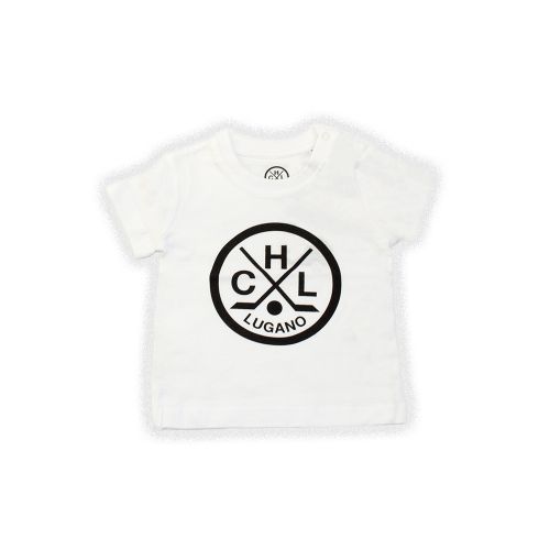 HC Lugano Baby T-Shirt weiss