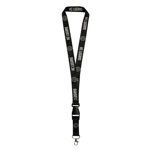 HC Lugano Lanyard schwarz