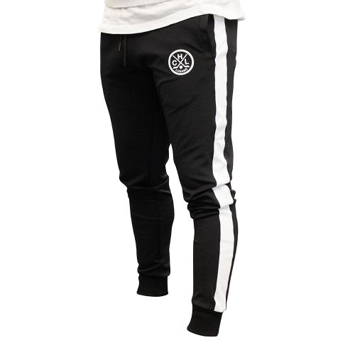 HC Lugano Trainerhose "LVGA" schwarz/wei