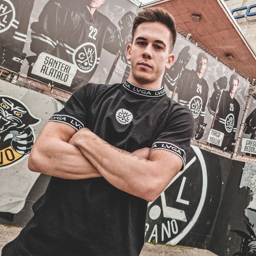 HC Lugano T-Shirt Black Collection