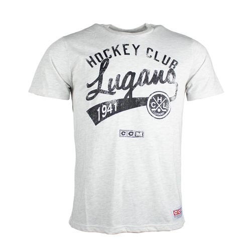 HC Lugano CCM T-Shirt grau