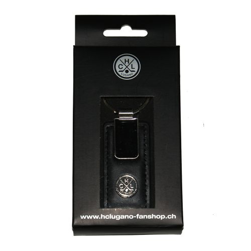 HC Lugano Schlüsselanhänger Leder